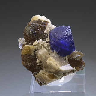 FLUORITA, CUARZO, SIDERITA, MOSCOVITA