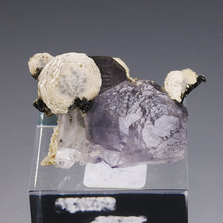 FLUORITA, SIDERITA, CUARZO, MOSCOVITA