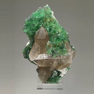 FLUORITE, QUARTZ