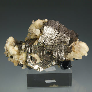 PYRRHOTITE, CALCITE, SPHALERITE, QUARTZ