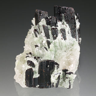 HÜBNERITE, QUARTZ AND MUSCOVITE