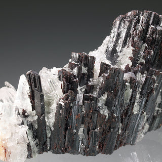 HÜBNERITE, QUARTZ AND MUSCOVITE