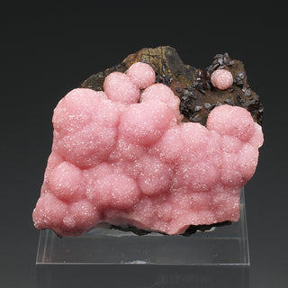 RHODOCHROSITE, HEMATITE, GOETHITE