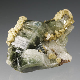 FLUORAPATITE, SIDERITE, PYRITE, MUSCOVITE