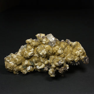 SIDERITE, FLUORAPATITE, QUARTZ, MUSCOVITE