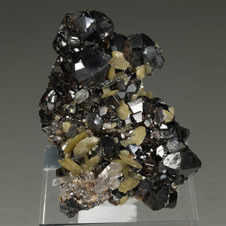 CASSITERITE, QUARTZ, SIDERITE