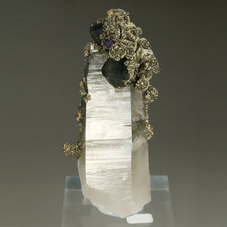 FERBERITE, QUARTZ, FLUORAPATITE, SIDERITE