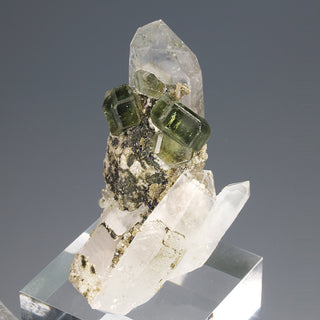 FLUORAPATITE, QUARTZ, SIDERITE, MUSCOVITE