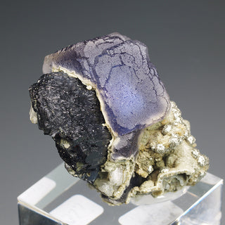 FLUORITE, SPHALERITE, PYRITE, TOPAZ