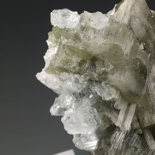 FLUORAPATITE, TOPAZ, PYRITE