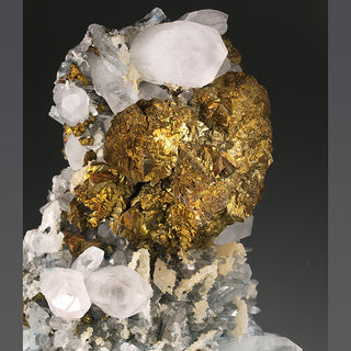 CHALCOPYRITE, QUATZ, CALCITE