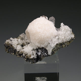 CALCITE, QUARTZ, SPHALERITE, PYRITE