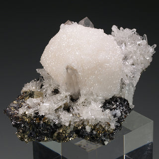 CALCITE, QUARTZ, SPHALERITE, PYRITE