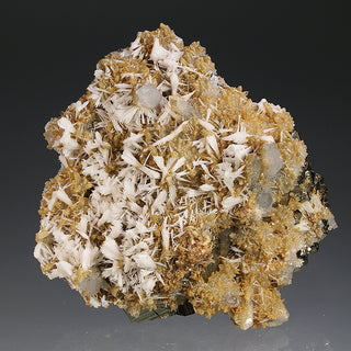 QUARTZ, CALCITE, PYRITE