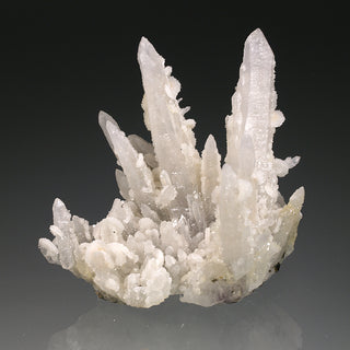 QUARTZ PSEUDOMORPH AFTER CALCITE, PYRITE