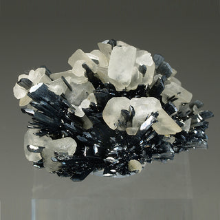 STIBNITE, CALCITE