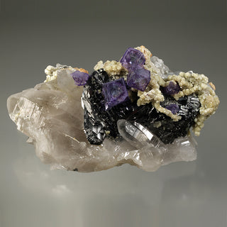 FLUORITE, FERBERITE, QUARTZ, MICA MUSCOVITE