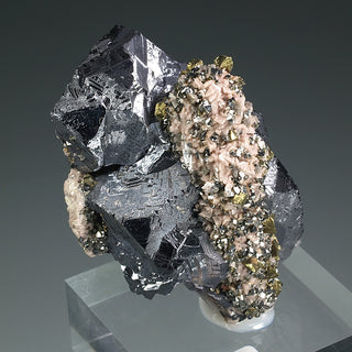 GALENA, RHODOCHROSITE, CHALCOPYRITE